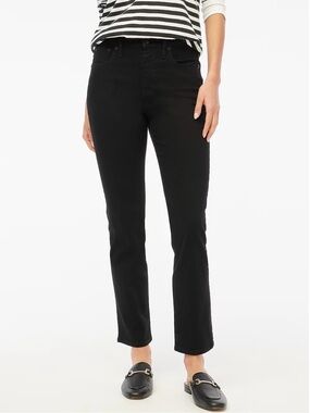 J. Crew factory petite essential straight jean in all-day stretch